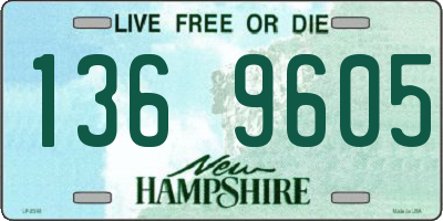 NH license plate 1369605