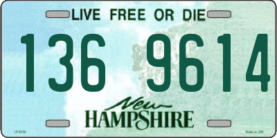 NH license plate 1369614