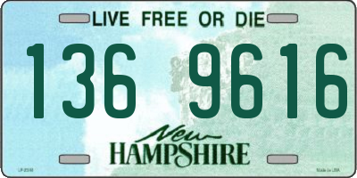 NH license plate 1369616