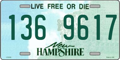 NH license plate 1369617