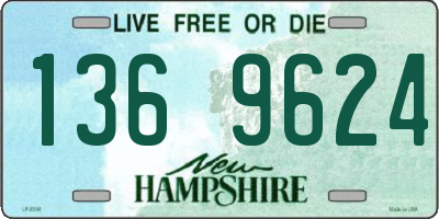 NH license plate 1369624