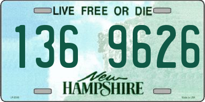 NH license plate 1369626