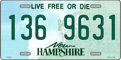 NH license plate 1369631