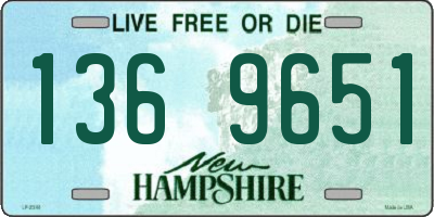 NH license plate 1369651