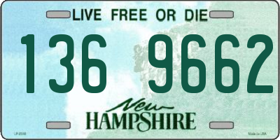 NH license plate 1369662