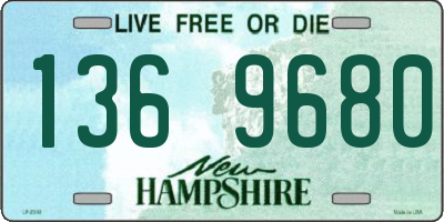 NH license plate 1369680