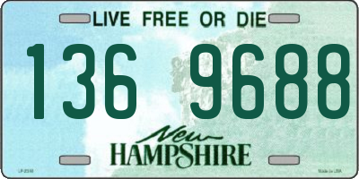 NH license plate 1369688