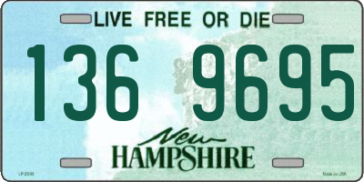 NH license plate 1369695