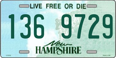 NH license plate 1369729