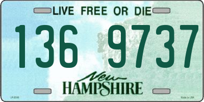 NH license plate 1369737