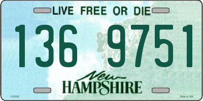 NH license plate 1369751