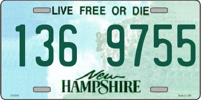 NH license plate 1369755
