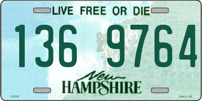 NH license plate 1369764