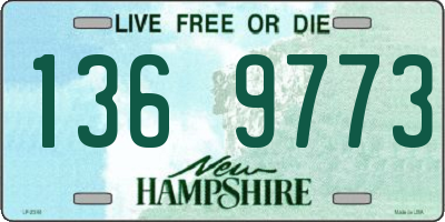 NH license plate 1369773