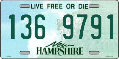 NH license plate 1369791