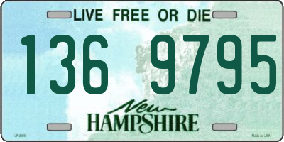 NH license plate 1369795