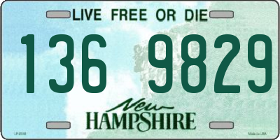 NH license plate 1369829