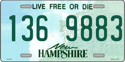 NH license plate 1369883