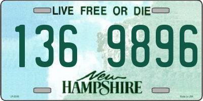 NH license plate 1369896