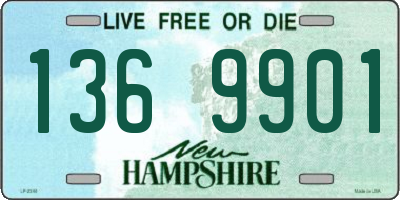 NH license plate 1369901