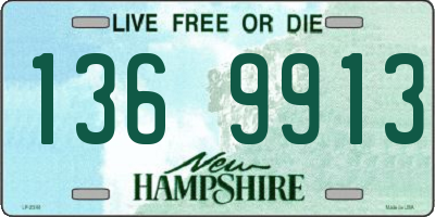 NH license plate 1369913