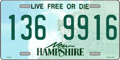 NH license plate 1369916