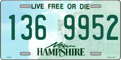 NH license plate 1369952