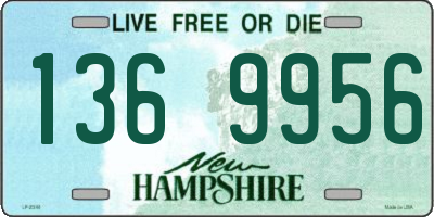 NH license plate 1369956