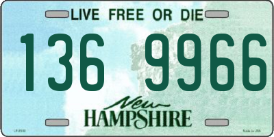 NH license plate 1369966