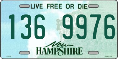 NH license plate 1369976