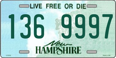 NH license plate 1369997