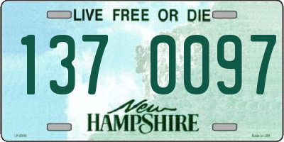 NH license plate 1370097