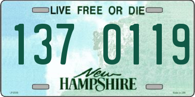 NH license plate 1370119