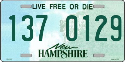 NH license plate 1370129