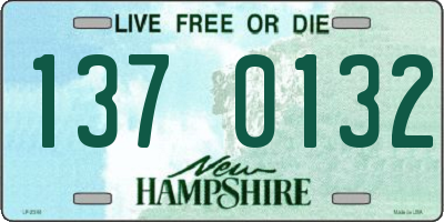 NH license plate 1370132