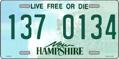 NH license plate 1370134