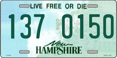 NH license plate 1370150