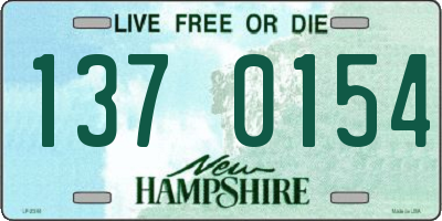 NH license plate 1370154
