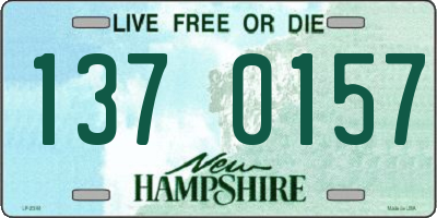 NH license plate 1370157
