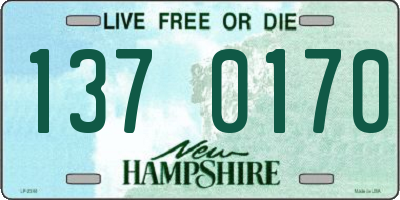 NH license plate 1370170