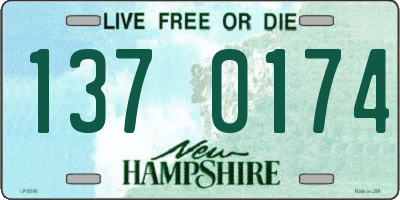 NH license plate 1370174