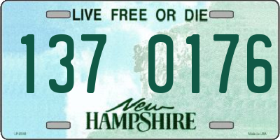 NH license plate 1370176