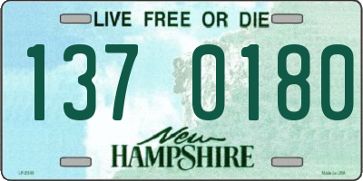NH license plate 1370180