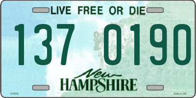 NH license plate 1370190
