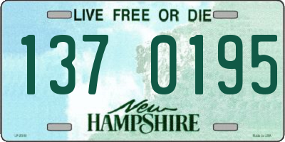 NH license plate 1370195
