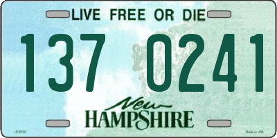 NH license plate 1370241
