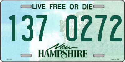NH license plate 1370272