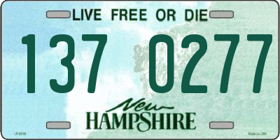 NH license plate 1370277