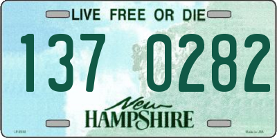 NH license plate 1370282