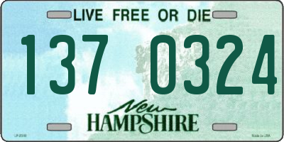 NH license plate 1370324